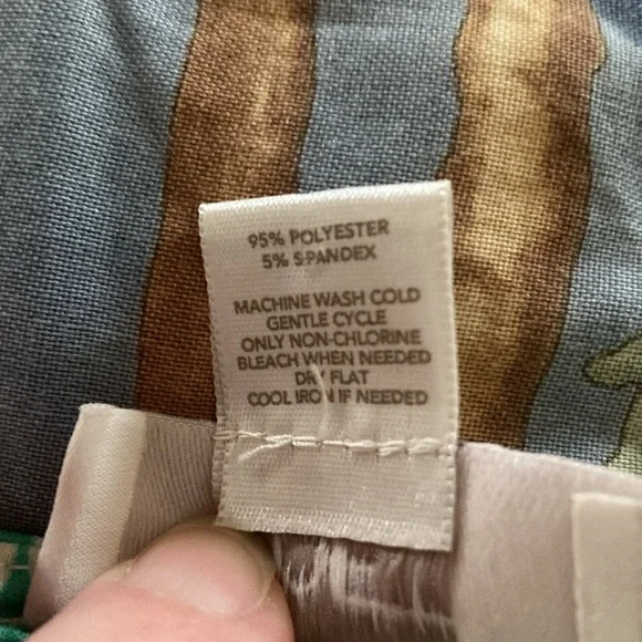 Loft women’s dress green and white XS 3/4 sleeves midi lightweight stretch - Picture 5 of 7